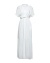 Simona-a Long Dresses In White