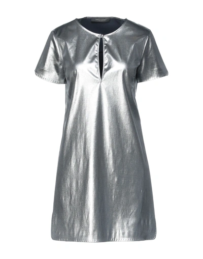 Messagerie Short Dresses In Silver