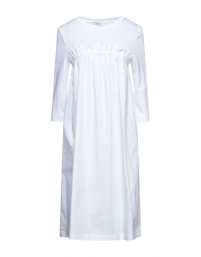 Peserico Midi Dresses In White