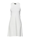 Roberto Collina Short Dresses In White