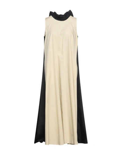 Rossopuro Midi Dresses In Sand
