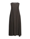 Rossopuro Midi Dresses In Dark Brown