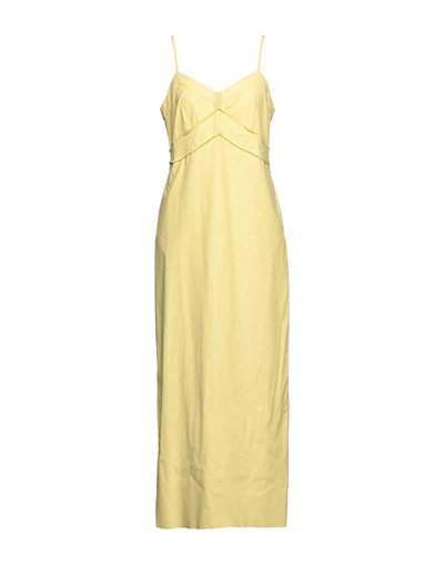 Mm6 Maison Margiela Long Dresses In Yellow