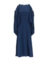 Prada Midi Dresses In Blue