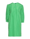 Msgm Short Dresses In Green