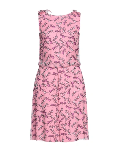 Emporio Armani Short Dresses In Pink