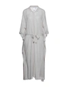 Agnona Midi Dresses In Grey