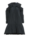 Red Valentino Short Dresses In Black