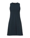 Roberto Collina Short Dresses In Dark Blue