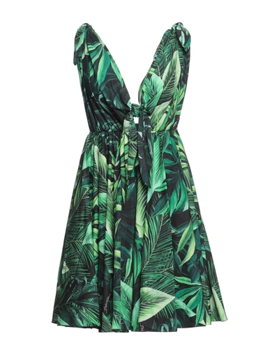 Dolce & Gabbana Short Dresses In Black