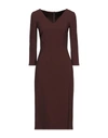 Dolce & Gabbana Midi Dresses In Brown