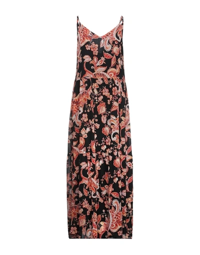 Kaos Jeans Long Dresses In Black