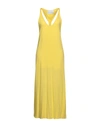 Silvian Heach Long Dresses In Yellow