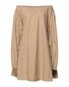 Jucca Short Dresses In Beige