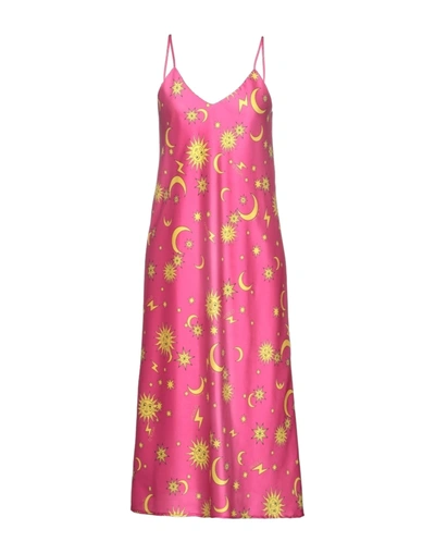 Vicolo Midi Dresses In Pink