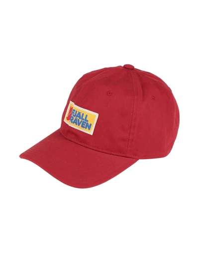 Fjall Raven Hats In Red