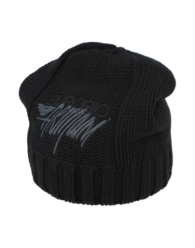 Emporio Armani Hats In Black