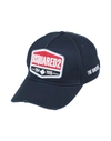 Dsquared2 Hats In Dark Blue