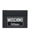 Moschino Document Holders In Black