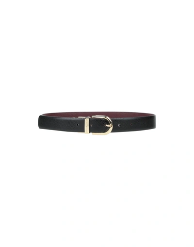 Emporio Armani Belts In Black