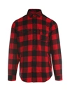 POLO RALPH LAUREN FLANNEL L/S SPORT SHIRT,710.851338.001 001 5017A RED BLACK