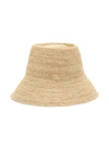 JANESSA LEONE FELIX' PACKABLE RAFFIA STRAW BUCKET HAT