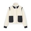 G. Label Neidorf Fleece Bomber In Ivory