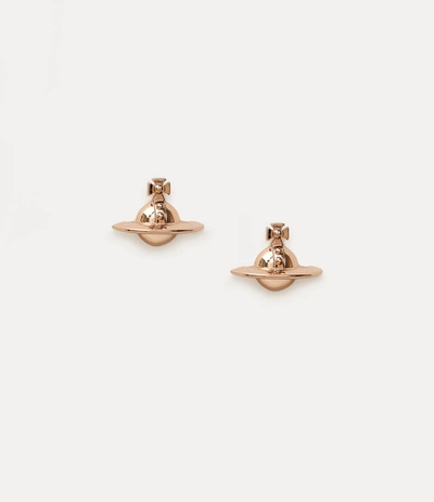 Vivienne Westwood Solid Orb Earrings In Gold-tone