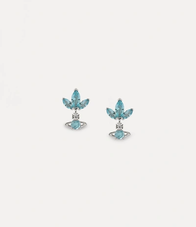 Vivienne Westwood Shoshana Earrings In Silver-tone |  