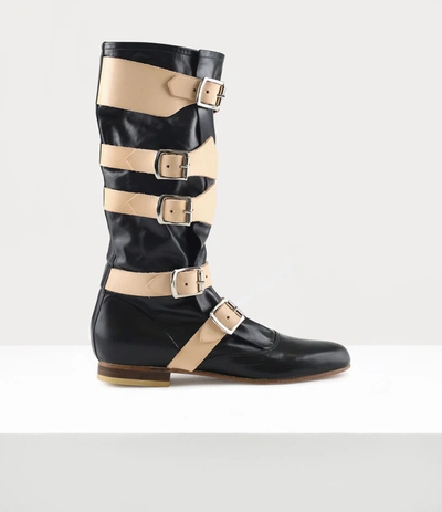 Vivienne Westwood Pirate Boots In Black