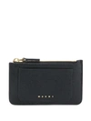 MARNI LOGO EMBOSSED ZIP POUCH,15471580