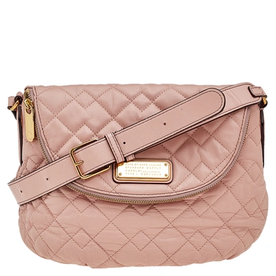 Pre-owned Marc By Marc Jacobs Pink Quilted Leather Classic Q