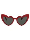 Saint Laurent Sl 181 Loulou Sunglasses In Red