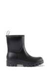 Gia Borghini Giove Wellington Boots In Black