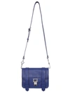 Proenza Schouler Mini Ps1 Leather Satchel In Blu