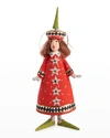 PATIENCE BREWSTER MARIAH RED POLKA DOT HOLIDAY CAROLER ORNAMENT,PROD246620490