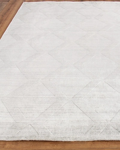 Exquisite Rugs Langford Hand-loomed Rug, 6' X 9' In Ivory