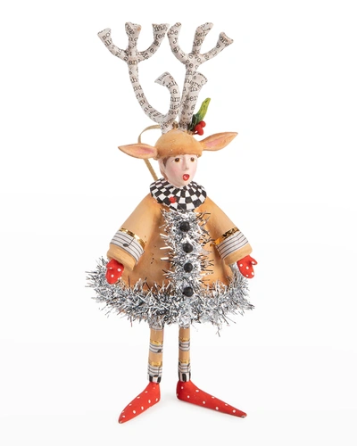 Patience Brewster Lls Lennon Reindeer Boy Holiday Caroler Ornament