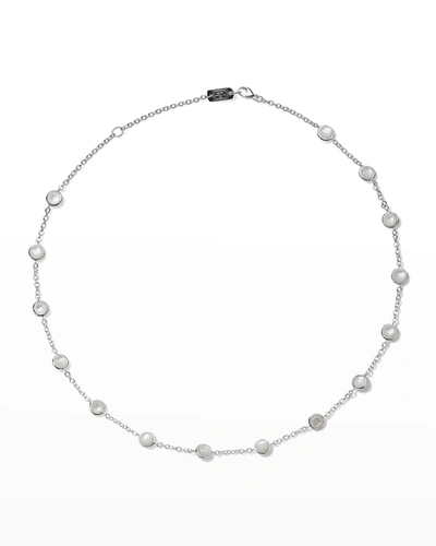 Ippolita 925 Lollipop Stone Station Necklace In Mother-of-pearl, 16-18"l