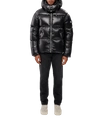Mackage Kent Hooded Down Puffer Jacket In Black