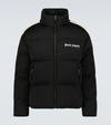 Moncler Genius 8 Moncler Palm Angels Black Down Rodman Jacket In Black