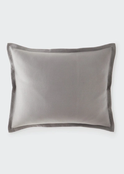 Sferra Perrio Matelasse Standard Sham In Silver