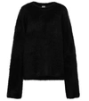 Totême Ssense Exclusive Black Alpaca Biella Sweater