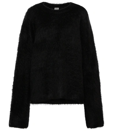 Totême Ssense Exclusive Black Alpaca Biella Sweater