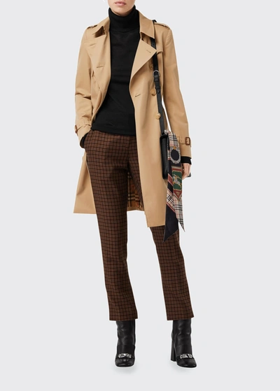 Burberry Chelsea Heritage Slim-fit Trench Coat In Honey