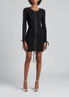 Dolce & Gabbana Woman Mini Dress Black Size 4 Viscose, Silk, Elastane In Black