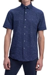 BUGATCHI OOOHCOTTON® SHORT SLEEVE BUTTON-UP SHIRT,VF9510F40