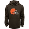 OUTERSTUFF YOUTH BROWN CLEVELAND BROWNS TEAM LOGO PULLOVER HOODIE,1643837