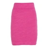 Helmut Lang Pink Mini Skirt With Elastic Waistband In Fuchsia