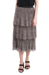 1.STATE TIERED PLEATED SKIRT